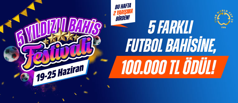 5 YILDIZLI BAHİS FESTİVALİ